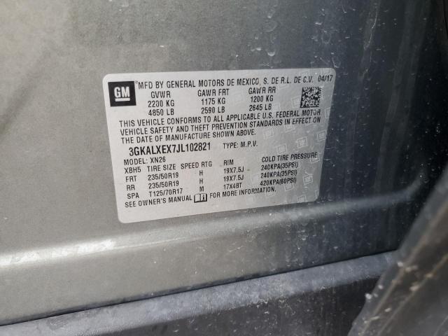2018 GMC TERRAIN DE 3GKALXEX7JL102821