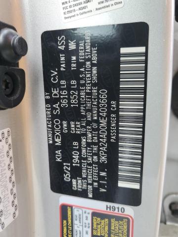 2021 KIA RIO LX 3KPA24AD0ME403660