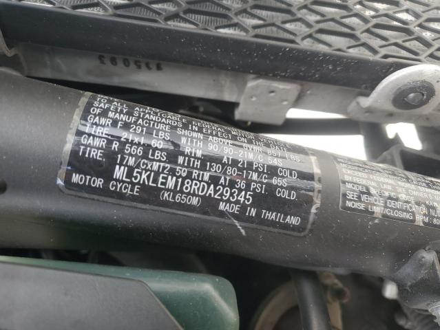 2024 KAWASAKI KL650 M ML5KLEM18RDA29345