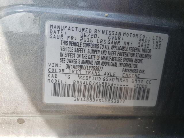 2020 NISSAN SENTRA S - 3N1AB8BVXLY253877