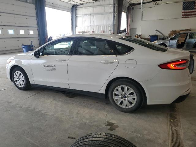 FORD FUSION S 2020 white  gas 3FA6P0G74LR264535 photo #3