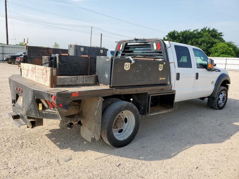 FORD F450 SUPER 2016 white crew cha diesel 1FD0W4GT6GEB01140 photo #4