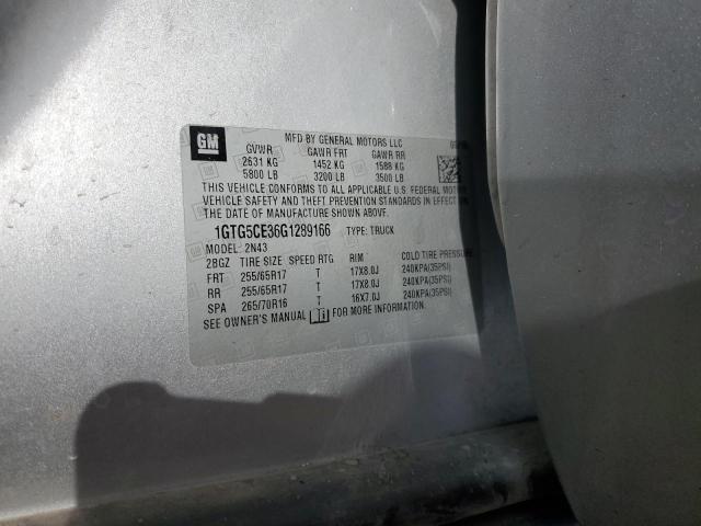 2016 GMC CANYON SLE 1GTG5CE36G1289166