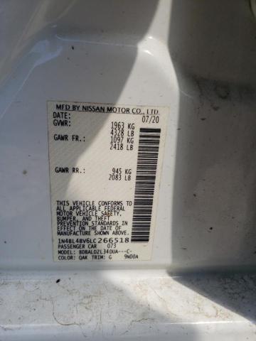 2020 NISSAN ALTIMA S - 1N4BL4BV6LC266518