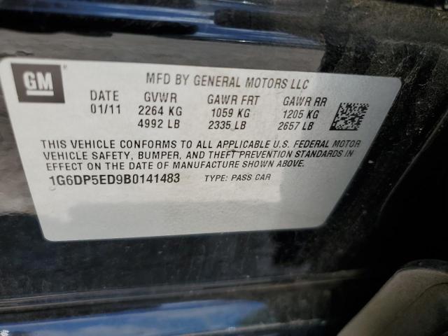 2011 CADILLAC CTS PREMIU - 1G6DP5ED9B0141483