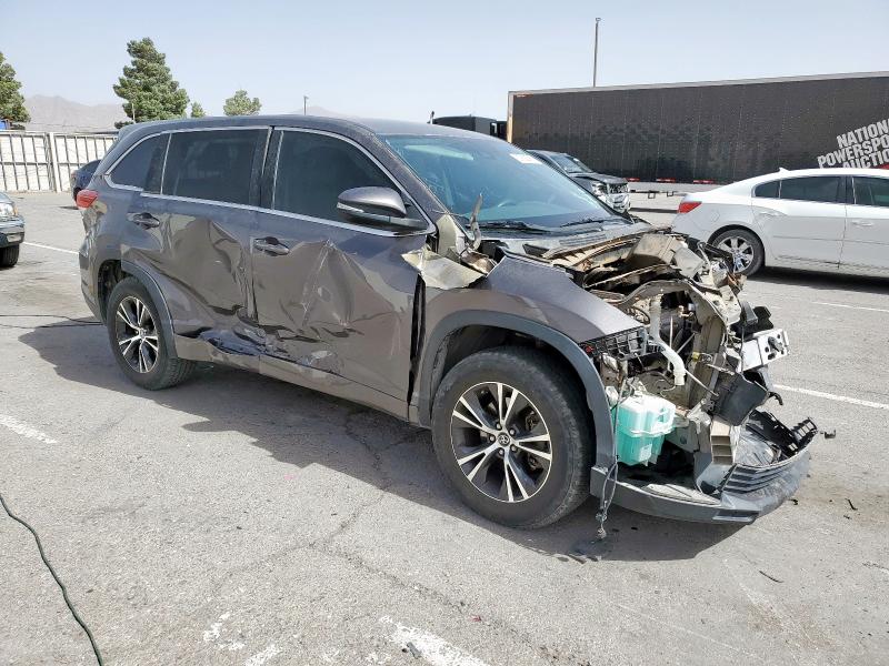Vin: 5tdzarfh5js036030, lot: 57820085, toyota highlander le 20184