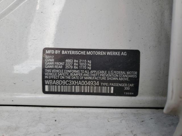 2017 BMW 330 XI - WBA8D9C3XHA004934