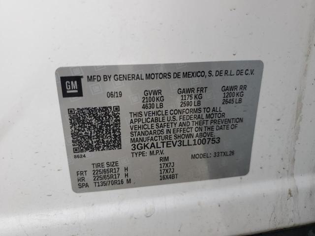 2020 GMC TERRAIN SL - 3GKALTEV3LL100753