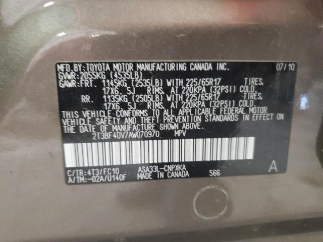2010 TOYOTA RAV4 - 2T3BF4DV7AW070970