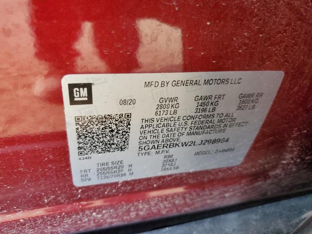 2020 BUICK ENCLAVE ES 5GAERBKW2LJ298964