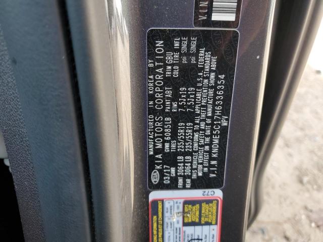 2017 KIA SEDONA SXL KNDME5C17H6336354
