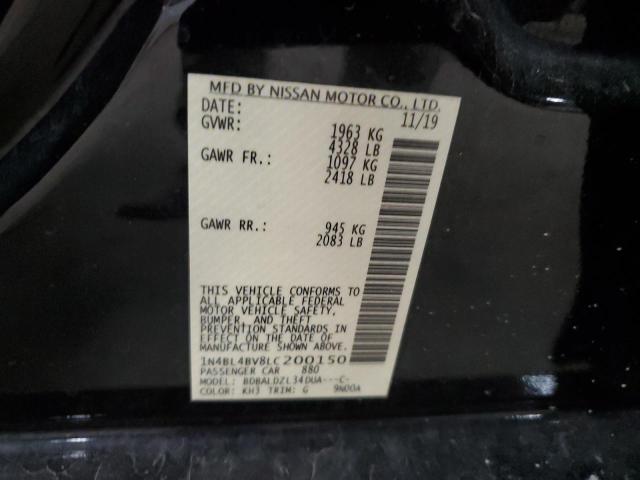 2020 NISSAN ALTIMA S - 1N4BL4BV8LC200150