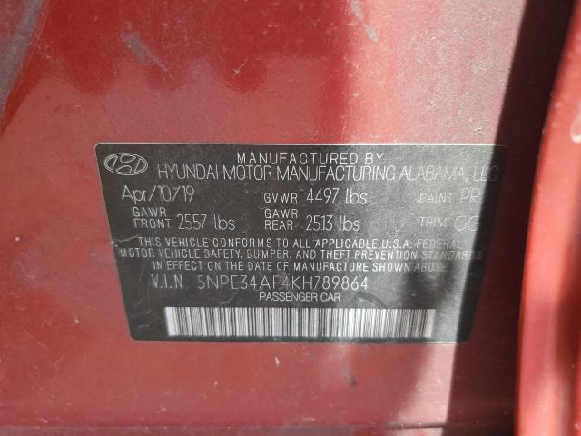 2019 HYUNDAI SONATA LIM - 5NPE34AF4KH789864