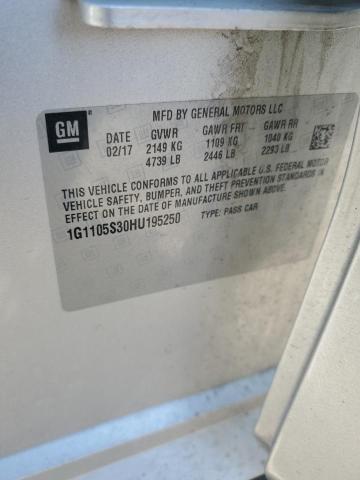 2017 CHEVROLET IMPALA LT - 1G1105S30HU195250