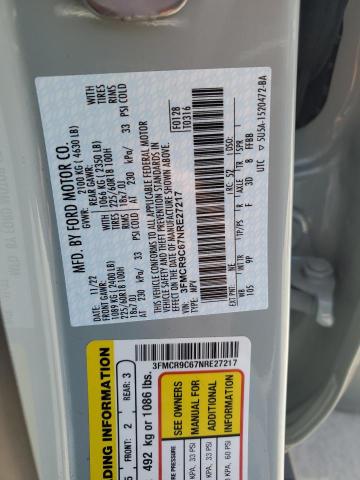 2022 FORD BRONCO SPO - 3FMCR9C67NRE27217