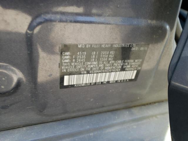 2016 SUBARU LEGACY 2.5 4S3BNAC60G3016269