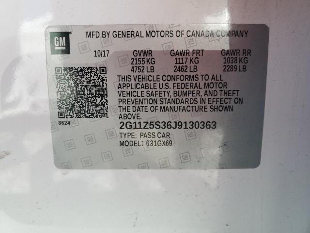 2018 CHEVROLET IMPALA LS 2G11Z5S36J9130363