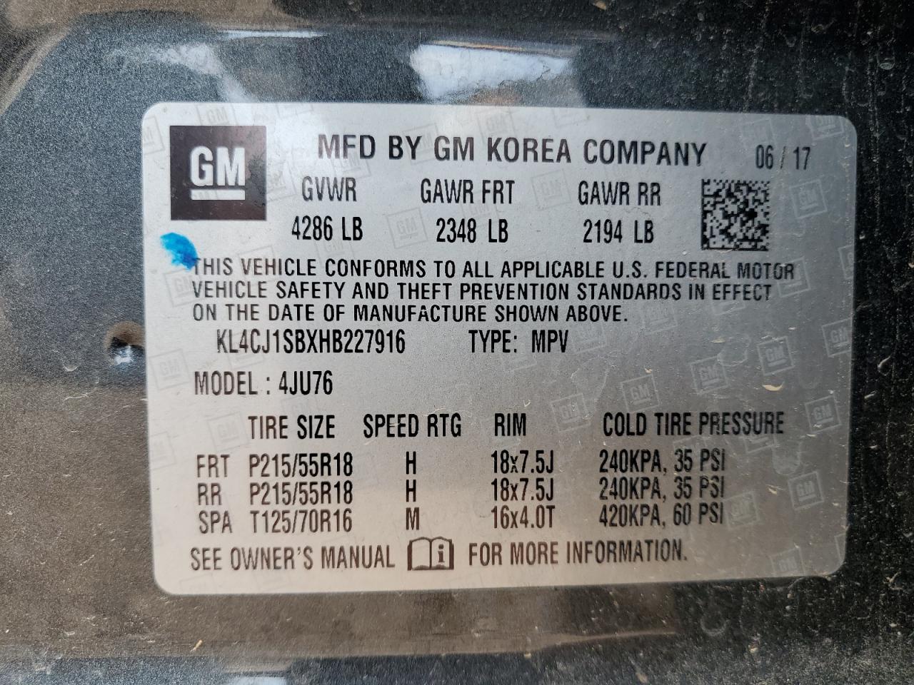 BUICK ENCORE SPORT TOURING