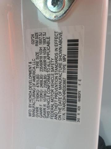 2024 HONDA CR-V EXL - 7FARS3H74RE003667