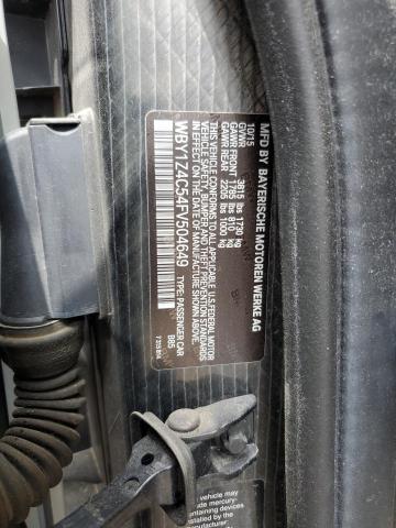 2015 BMW I3 REX - WBY1Z4C54FV504649