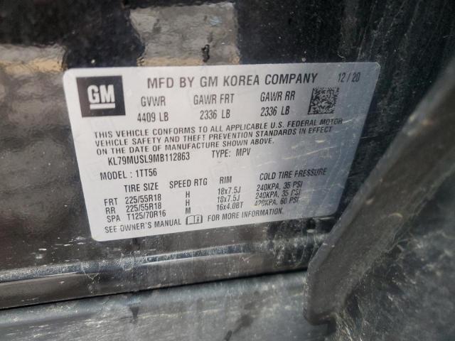 2021 CHEVROLET TRAILBLAZE KL79MUSL9MB112863