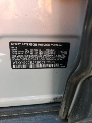 2020 BMW X2 SDRIVE2 WBXYH9C08L5P29353