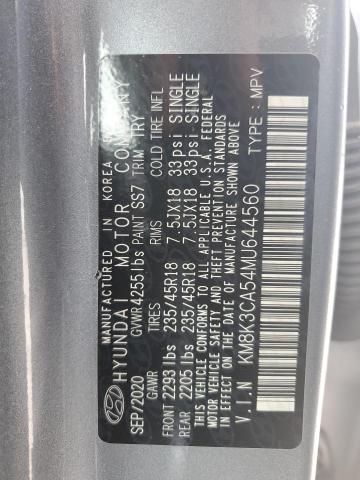 2021 HYUNDAI KONA LIMIT KM8K3CA54MU644560