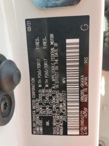 2021 TOYOTA 4RUNNER VE JTELU5JR5M5921517