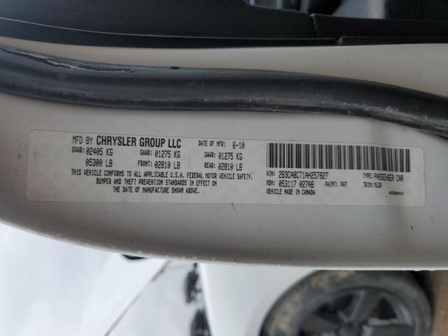 2010 DODGE CHARGER R/ - 2B3CA8CT1AH257827