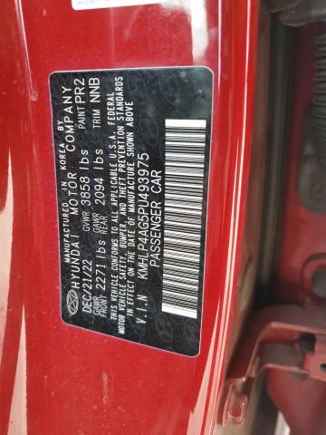 2023 HYUNDAI ELANTRA LI KMHLP4AG5PU493975