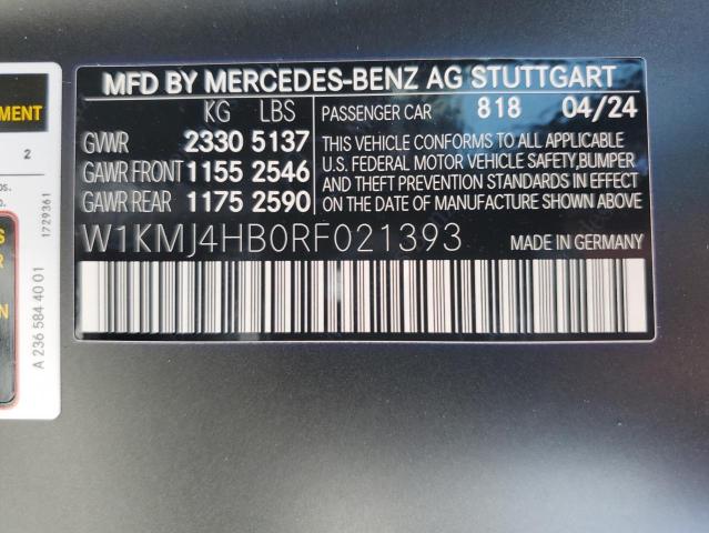 2024 MERCEDES-BENZ CLE 300 4M W1KMJ4HB0RF021393