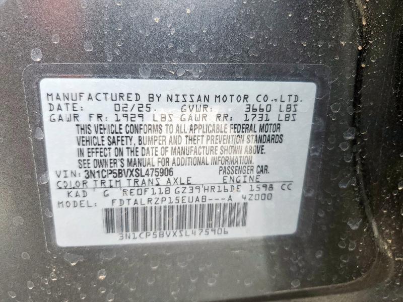2025 NISSAN KICKS PLAY 3N1CP5BVXSL475906