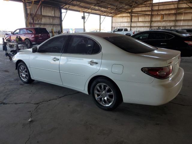 LEXUS ES330 2004 white  gas JTHBA30G745044962 photo #3