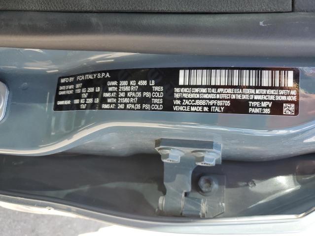 2017 JEEP RENEGADE L - ZACCJBBB7HPF89705