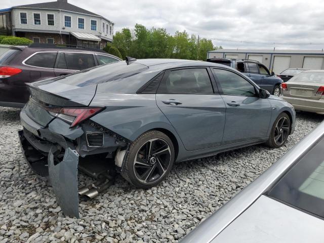 Vin: kmhlr4af5nu230965, lot: 57072605, hyundai elantra n line 20223