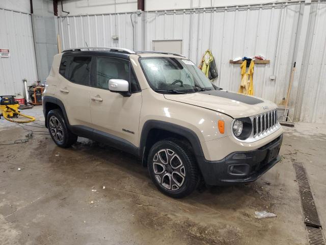 Vin: zaccjbdt8fpb77845, lot: 57992125, jeep renegade limited 20154