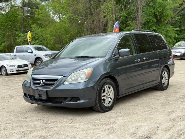 HONDA ODYSSEY EX 2005 gray sports v gas 5FNRL38445B081603 photo #3