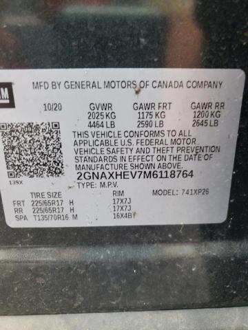 2021 CHEVROLET EQUINOX LS - 2GNAXHEV7M6118764