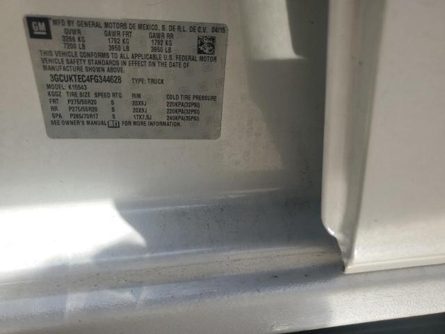 2015 CHEVROLET SILVERADO - 3GCUKTEC4FG344628