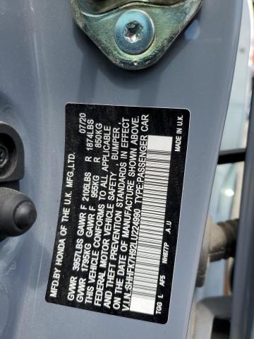 2020 HONDA CIVIC SPOR - SHHFK7H92LU224990