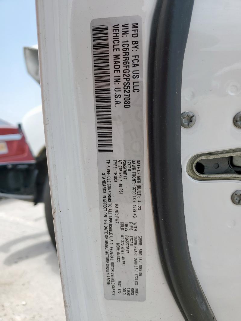 2023 RAM 1500 CLASS 1C6RR6FG2PS527080