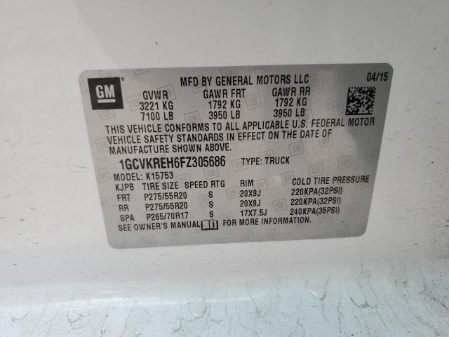 2015 CHEVROLET SILVERADO - 1GCVKREH6FZ305686