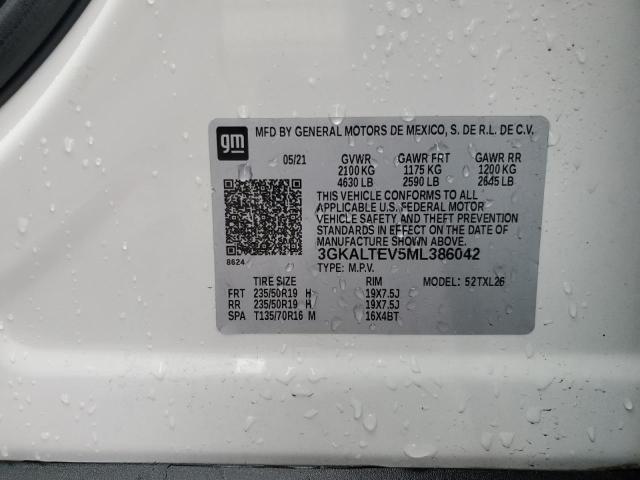 2021 GMC TERRAIN SL - 3GKALTEV5ML386042