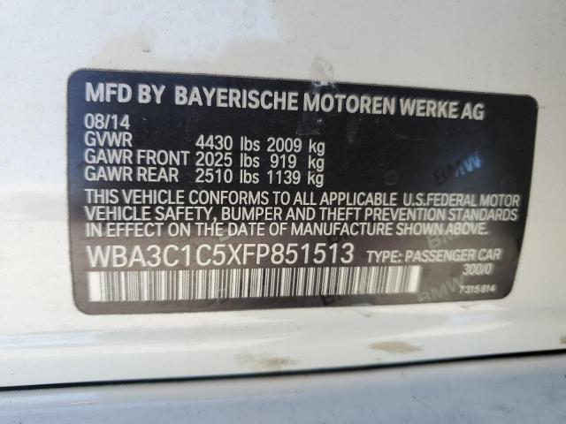2015 BMW 328 I SULE WBA3C1C5XFP851513