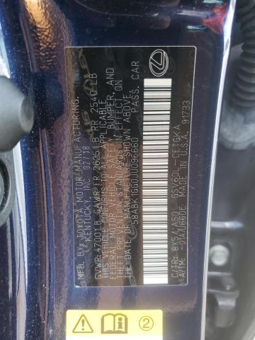 2018 LEXUS ES 350 - 58ABK1GG0JU096660
