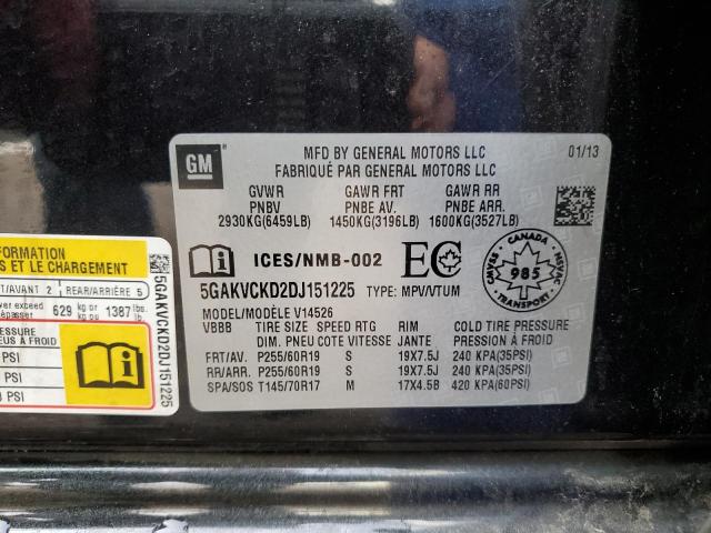 2013 BUICK ENCLAVE - 5GAKVCKD2DJ151225