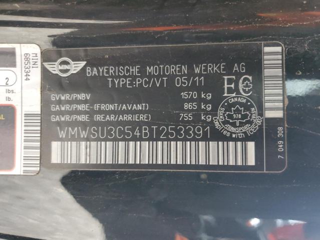 2011 MINI COOPER - WMWSU3C54BT253391