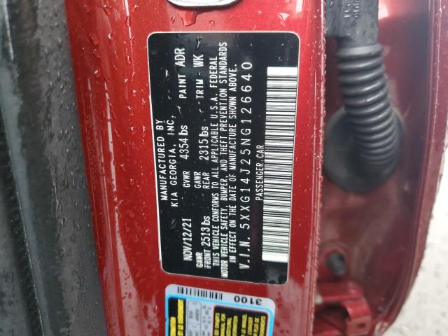 2022 KIA K5 LXS - 5XXG14J25NG126640