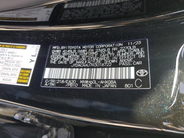 2024 TOYOTA PRIUS LE - JTDACAAU7R3018722