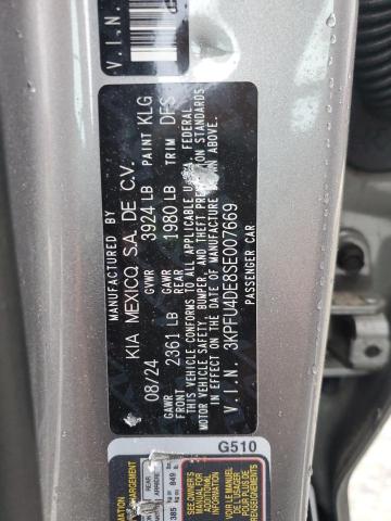 2025 KIA K4 EX 3KPFU4DE8SE007669